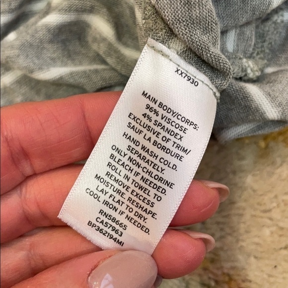 BP. Pocket Tee Grey Medium Tawny Stripe S - Picture 5 of 5